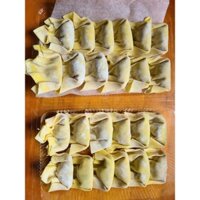 [Hoả trốc 2h] Combo 2 hộp hoành thánh Tôm thịt nhà làm 1kg, ( 2 hộp 48 viên) to ú ụ