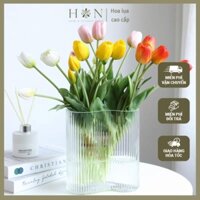 Hoa tulip cao su non cao cấp mềm mại - Hoa lụa cao cấp Han Flower