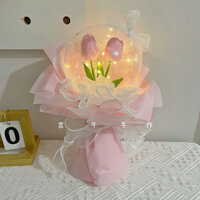Hoa tulip nguyên set loại bóng mica