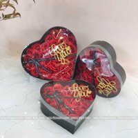 [Hoa Valentine] Hộp hoa hồng sáp thơm màu đỏ LELA FLOWER  - HHS0046