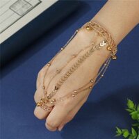 [Hoa văn thả nước trái tim tình yêu] Vòng tay trang sức Hanfu cổ nguyên bản Vòng tay chuông phái sinh Phụ kiện lắc tay Vòng tay màu thân thiện với môi trường cc20250218