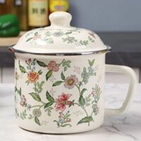 Hoài Cổ Cũ Men Lọ Quá Khổ Hộ Gia Đình Lớn Bình Trà Xanh Trắng Sứ Trà Trà Lớn Bình Trà Nước Uống Men Cup 4.1