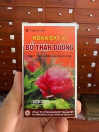Hoàn Bát Vị Bổ Thận Dương – Hỗ trợ bổ thận dương, giảm đau lưng mỏi gối | Nhà Thuốc Vĩnh An Đường