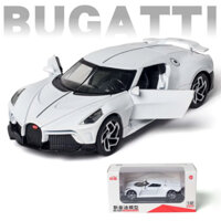 Hoàn hảo 1: 32 Bugatti LA Voiture Noire Diecast Hợp Kim Xe Ô Tô Đồ Chơi Mô Hình Cho Bé Trai, Đồ Chơi Trẻ Em Cho Bé Trai Xe Tải Miniauto Đồ Chơi Âm Thanh Và Ánh Sáng
