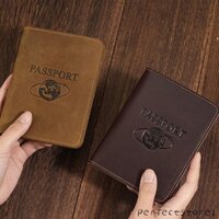 Hoàn Hảo Chức Năng Da Hộ Chiếu Ví Chặn An Toàn Giá Đỡ Thẻ Tín Dụng Lưu Trữ Cho Doanh Nghiệp Và Giải Trí Trav