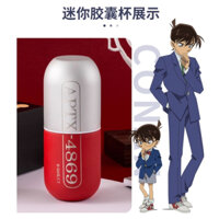 Hoàn Hảo Xingyunshi Thám Tử Lừng Danh Conan APTX4869 Bình Giữ Nhiệt 200ml Viên Anime Cốc Nước Quà Tặng