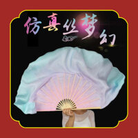 Hoàn Thành Bướm Nhảy Múa Quạt Khiêu Vũ Cổ Điển Cao Su Trạng Thái Dươngko Quạt Hồng Tím Xanh Ba Màu Gradient Hiệu Suất Quạt Khiêu Vũ adfgghfh.my20250313