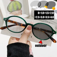 Hoàn Thành Nữ Ngoài Trời Đổi Màu Minus Kính Mới Unisex Chống Ánh Sáng Xanh Kính Mắt Thông Minh Photochromic Cận Thị Kính Mắt