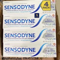 [Hoàn tiền 100% nếu hàng giả] Kem Đánh Răng Sensodyne Mỹ Chống Ê Buốt Và Làm Trắng Răng Sensodyne Extra Whitening 184G