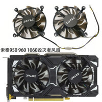 Hoàn toàn mới Sotai GTX1060 960 950 Destroyer HA P106-100 Quạt làm mát Card đồ họa chính hãng