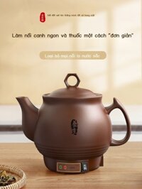 Hoàn toàn tự động y học trung quốc ấm đun nước điện nồi đất sét màu tím hầm y học trung quốc soong