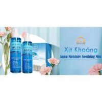 [HOÀN XU 5%] Xịt khoáng Aqua Moisture Soothing Mist