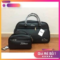 Hoàng Bao Golf Túi đựng quần áo và giày golf thương hiệu Titleist, Honma - Chất liệu da PU cao cấp