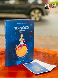 HOÀNG TỬ BÉ  song ngữ Việt Pháp  tặng 2 postcard và 1 tấm sticker  minh họa của tác giả - bìa cứng in màu