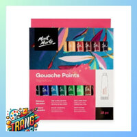 hoaphamtrang88 Bộ Màu Gouache Mont Marte 12 18 Màu 12 ml Lên Màu Chuẩn Sắc Màu Tươi Sáng Che Phủ Cao