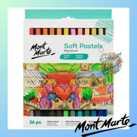 hoaphamtrang88 Bộ Màu Phấn Tiên Mont Marte Signature 12 & 36 Màu, Sắc Tố Cao, Dễ Blend, Lên Màu Mượt
