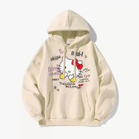Hoạt Hình Anime Dễ Thương Hello Kitty In Hình Áo Khoác Nữ Đa Năng Thu Đông Rời Cặp Đôi Thời Trang Dài Tay Top