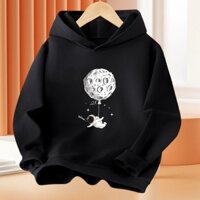 Hoạt Hình Áo hoodie Dáng Rộng Họa Tiết Phi Hành Gia Cá Tính Dành Cho Nam