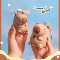 Hoạt Hình Bể Cá Cá Heo Mini Cổ Usb Sạc Da Cầm Tay Quà Tặng Học Sinh Bala Di Động Quạt Trẻ Em