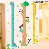 Hoạt Hình Bé Chiều Cao Miếng Dán Đo Chiều Cao Thước Dán Tường Có Thể Tháo Rời Chiều Cao Miếng Dán Trẻ Em Trẻ Em Trang Trí Phòng