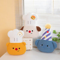 Hoạt Hình Bella Đầu Bếp Nón Búp Bê Chó Con Gấu Gối Đệm Sinh Nhật Nón Bé Voi Sofa Phòng Khách Gối Văn Phòng Ngủ Gối Làm Dịu Gối Ngày Lễ Quà Tặng