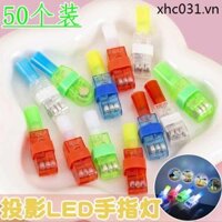 Hoạt Hình Chiếu Ngón Tay Đèn Vòng Ánh Sáng Chợ Đêm Gian Hàng Bán Chạy Nguồn Trẻ Em Dạ Quang Đồ Chơi Nhỏ Quà Tặng Lô