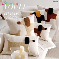Hoạt Hình Chó Con Gối Phòng Ngủ Dễ Thương Gối Mềm Phòng Khách Sofa Đệm Lõi Có Thể Tháo Rời Gối