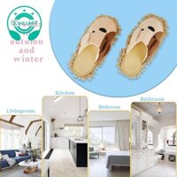Hoạt Hình Chó Lau Nhà Dép Microfiber Lau Bụi Dép Có Thể Tháo Rời Lau Nhà Cho Văn Phòng Phòng Nhà Màu Hồng Dễ Dàng Lắp Đặt Dễ Dàng Sử Dụng