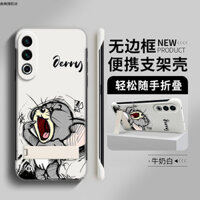 Hoạt Hình Chuột Jerry Thích Hợp Cho Meizu 21 Vỏ Điện Thoại meizu21pro Frameless Meizu 20 Siêu Mỏng por Chống Sốc 18s Cover 18x Gấp Giá Đỡ Cổ Điển Vỏ Cứng mz Phiên Bản Không Giới Hạn 21note