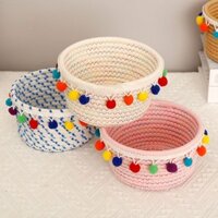 Hoạt Hình Để Bàn Hộp Bảo Quản Son Môi Mỹ Phẩm Tidy-up Ký Túc Xá Bàn Làm Việc Nhà Đồ lặt vặt Giỏ Chứa Đồ Ăn Nhẹ20250223