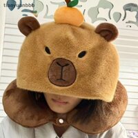 Hoạt Hình Dễ Thương Capybara Sang Trọng Gối Dành Cho Nữ Động Vật Đáng Yêu Nhồi Bông Gối Hình Chữ U