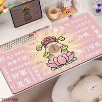 Hoạt Hình Dễ Thương Capybara Chuột Pad Cực Lớn Văn Phòng Bàn Phím Máy Tính Bàn Pad Dày Bảo Vệ Cổ Tay Chống Trơn Trượt
