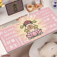 Hoạt Hình Dễ Thương Capybara Chuột Pad Cực Lớn Văn Phòng Bàn Phím Máy Tính Bàn Pad Dày Bảo Vệ Cổ Tay Chống Trơn Trượt