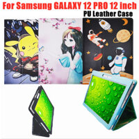 Hoạt Hình Dễ Thương Chất Lượng Cao Cho Samsung GALAXY 12 PRO 12 inch Android 12 Nhẹ Hơn Mỏng Hơn Bao Da PU GALAXY 12 PRO Từ Flip Stand Cover