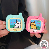 Hoạt Hình Dễ Thương Chó Con Lật Điện Thoại Silicon Tai Nghe Dành Cho Airpods 1 2 3 4 Pro 2nd Chống Rơi Ốp Lưng Bluetooth Không Dây Tai Nghe