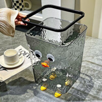 Hoạt Hình Dễ Thương Chú Hề Phòng Ngủ Sinh Viên Ký Túc Xá Trong Suốt Thùng Rác Nhà Vệ Sinh Dung Tích Lớn Phòng Khách Giỏ Giấy