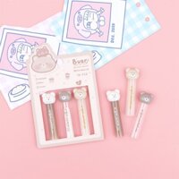 Hoạt Hình Dễ Thương Gấu Nâu Hộp Đựng Bút Chì Sinh Viên Mở Rộng Mở Rộng Nắp Bút Trẻ Em Lớp Một Nắp Bút Chì