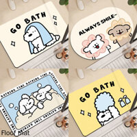 Hoạt Hình Dễ Thương Mềm Datom Bùn Thấm Hút Sàn Thảm Phòng Tắm Cửa Chống Trơn Trượt Chân Miếng Lót Hộ Gia Đình Nhà Bếp Nhanh Thảm Khô