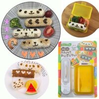 Hoạt Hình Dễ Thương Mèo Khuôn Sushi Cho Trẻ Em Cơm Máy Làm Bóng Bộ Báo Chí Cho DIY Hộp Cơm Trưa Dụng Cụ Dã Ngoại