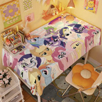 Hoạt Hình Dễ Thương Ngựa Nhỏ Pony Hàng Hóa Khăn Trải Bàn Bé Gái Phòng Trang Điểm Bàn Trang Trí Vải