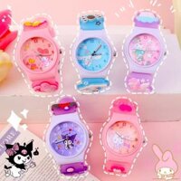 Hoạt hình dễ thương Sanrio loạt đồng hồ cho đáng yêu Hello Kitty kuromi Đồng hồ đeo tay quà tặng
