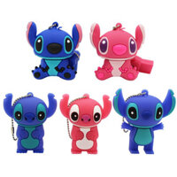 Hoạt Hình Dễ Thương Stitch Usb Flash Drive Memory Stick 4GB 8GB 16GB 32GB 64GB 128GB Pendrive Usb 2.0 Usb Stick U Disk