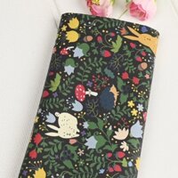 Hoạt Hình Động Vật Cỏ Rừng Thỏ In 100% Cotton Vải Chắp Vá May Quilting Vải Needlework Cho Khăn Giấy DIY May