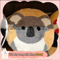 Hoạt hình động vật đệm ghế đổ xô tròn chống trượt đệm ghế gấu trúc khổng lồ gấu bắc cực đệm ghế phòng tắm đệm chống trượt