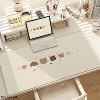 Hoạt Hình Gấu Chuột Miếng Lót Siêu Lớn Trò Chơi Dễ Thương Miếng Lót Chuột Để Bàn Chống Trơn Trượt Miếng Lót Văn Phòng Máy Tính Bàn Phím Miếng Lót