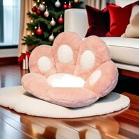 Hoạt Hình Gấu Paw Nửa Tròn Đệm Sofa Lười Đệm Sedentary Đệm Một Dày Siêu Mềm Xì Hơi Đệm Tatami Thảm Futon Phòng Ngủ Vịnh Cửa Sổ Đầu Giường Thảm Văn Phòng Đệm Ghế Học Sinh Đệm Mèo Paw Đệm