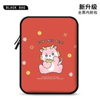 Hoạt Hình Hoạt Hình Rồng Hồng Nam Nữ Tất Cả Đen Lót Túi Bảo Quản Laptop Thích Hợp Cho Lenovo Vỏ Bảo Vệ Máy Tính Bảng Xiaomi 10.10