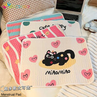 Hoạt Hình Kinh Nguyệt Thời Gian Dì Miếng Lót Chống Thấm Nước Có Thể Rửa Bé Gái Kinh Nguyệt Ngăn Ngừa Rò Rỉ Bên Nệm Nệm Dễ Thương Cho Bé Nước Tiểu Tách