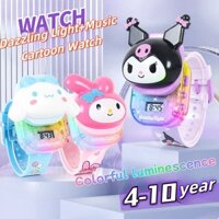 Hoạt Hình Kuromi Đồng Hồ Trẻ Em anime Sanrio series Cinnamoroll Đồng Hồ Điện Tử Hello Kitty Đồng Hồ Đồ Chơi Trẻ Em Giai Điệu Quà Tặng Ngày Lễ