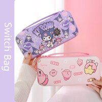 Hoạt Hình Kuromi Kirby Nintendo Switch Ốp Lưng Vỏ Cứng Du Lịch Mang Theo Bảng Điều Khiển Túi Túi Bảo Quản Cho Nintendo Switch Oled / Lite